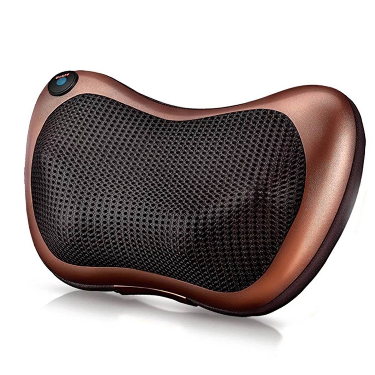 Heated 3D Shiatsu Electric Neck Massager with 8 Rollers for Neck & Back